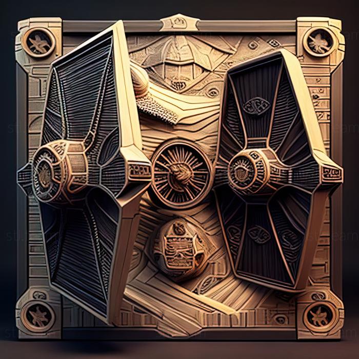 3D модель Крыло Star Wars X против TIE Fighter Balance of Power Cam (STL)